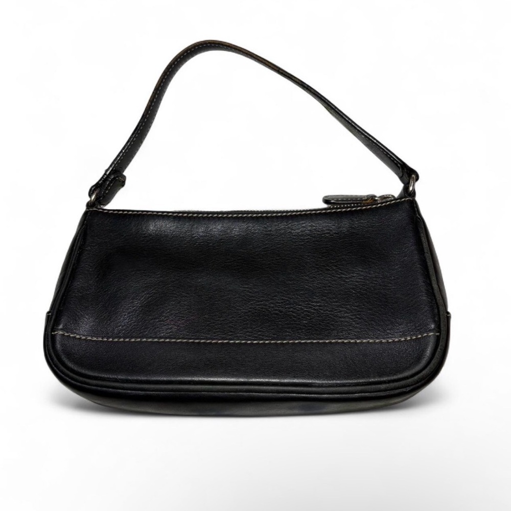 Coach Black Leather Baby Bag